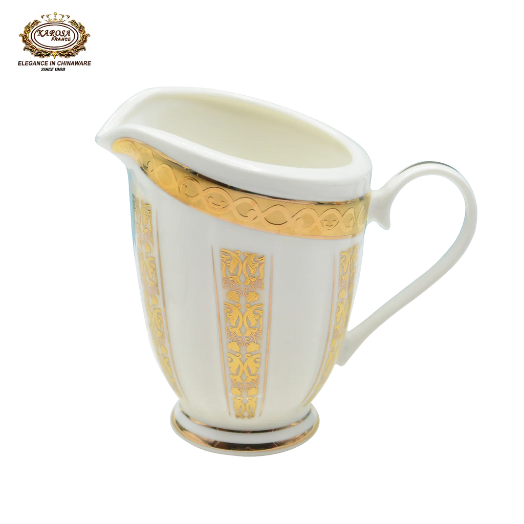 24K Gold coffee set ,cup&saucer set,bone china golden plate tableware set - Grand Goldman