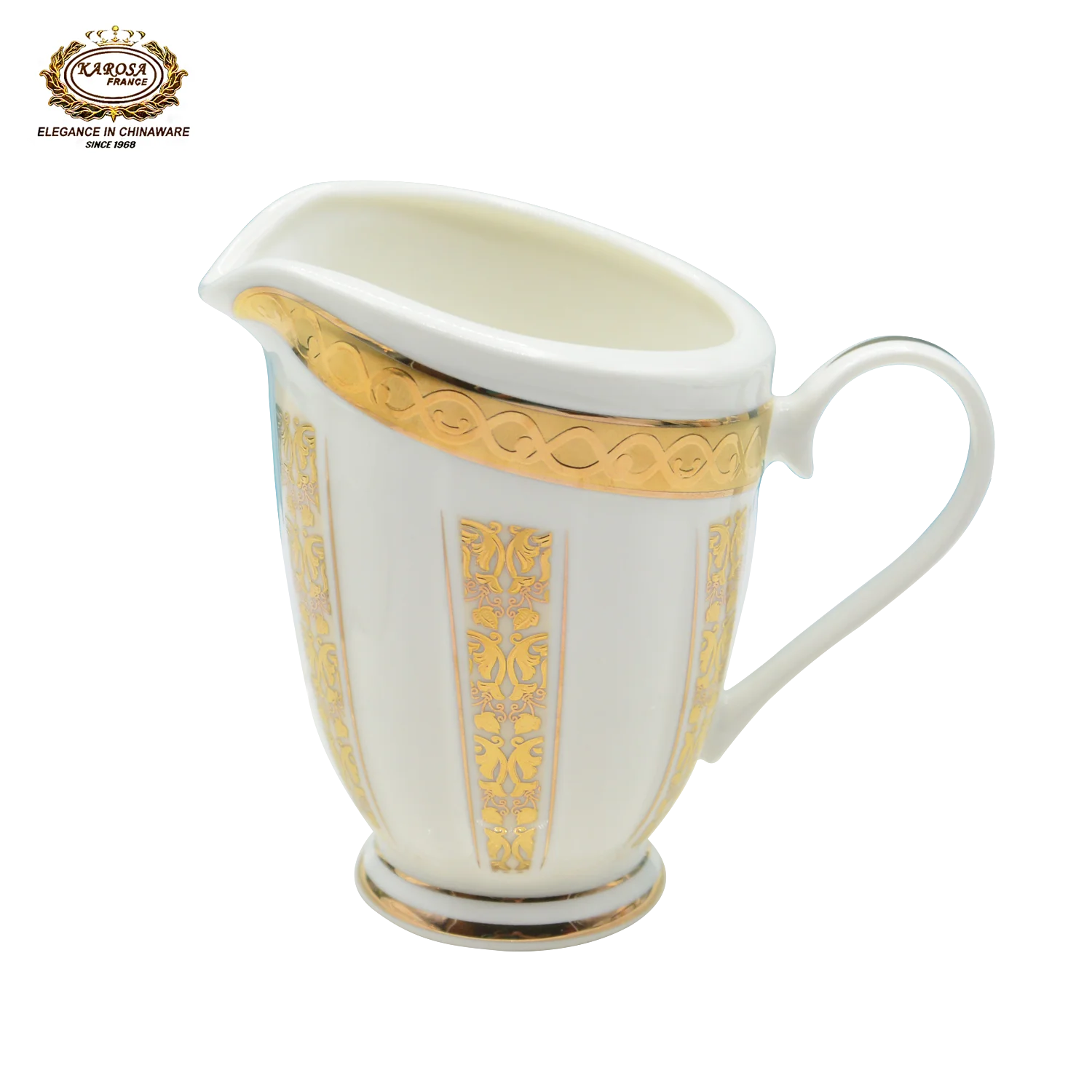 24K Gold coffee set ,cup&saucer set,bone china golden plate tableware set - Grand Goldman