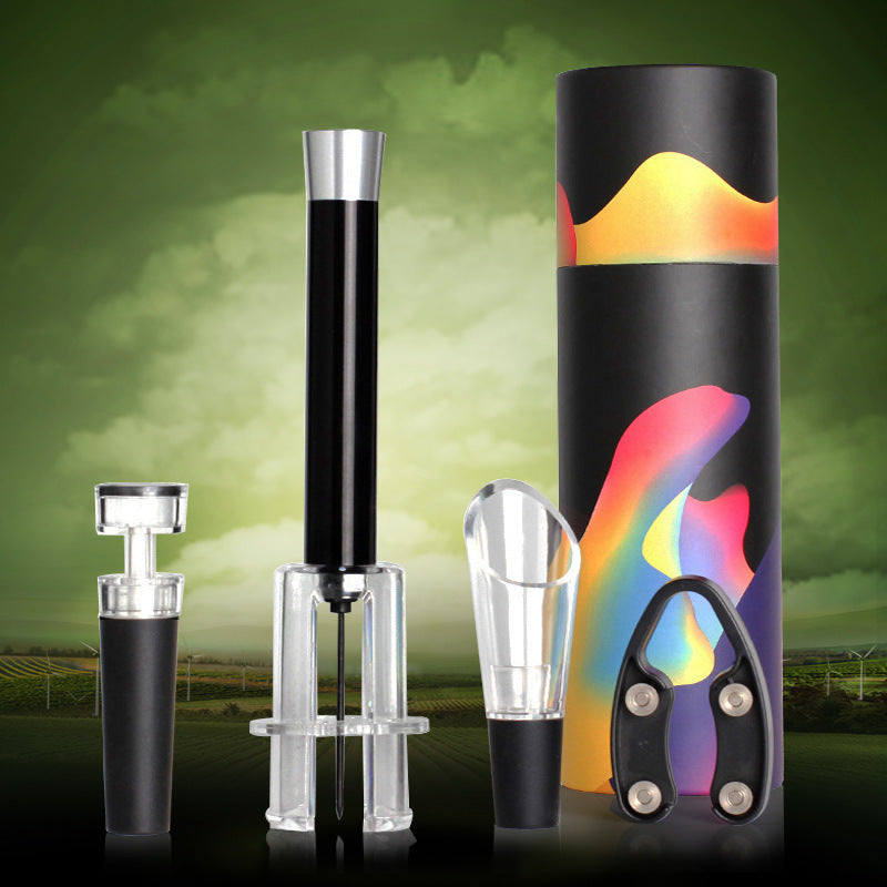 Pneumatic Wine Corkscrew 4-piece Wine Corkscrew