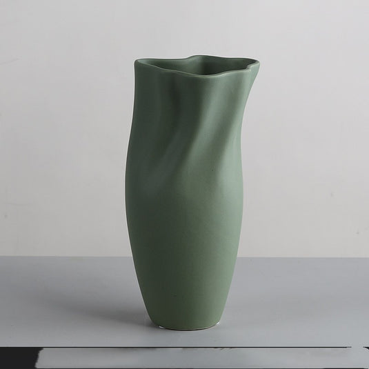 Simple Nordic Morandi Ceramic Vase Ornaments