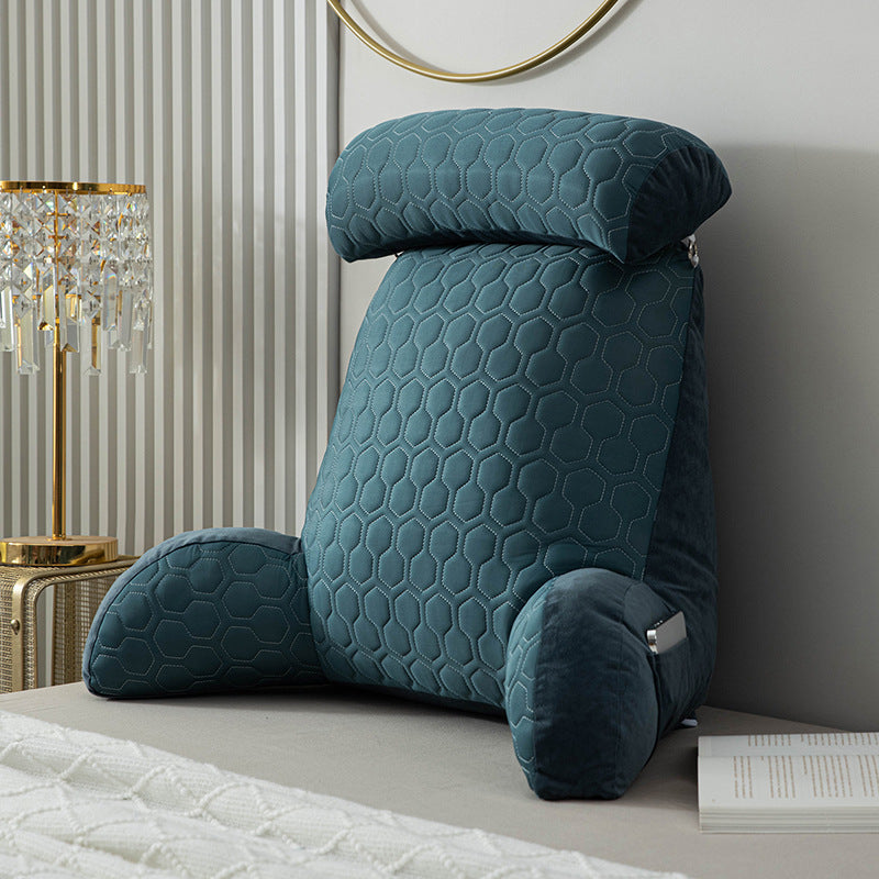 Cool Silk Armrest Cushion Lumbar Support Pillows