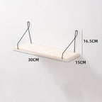 Wooden wall shelf