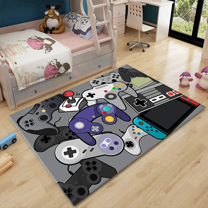 Game Console Living Room Floor Mat Bedroom Cartoon Carpet