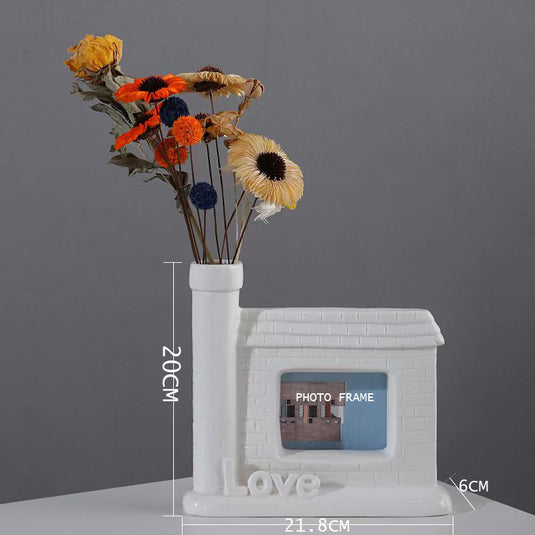 Vase cadre Photo en céramique créatif maison européenne et américaine