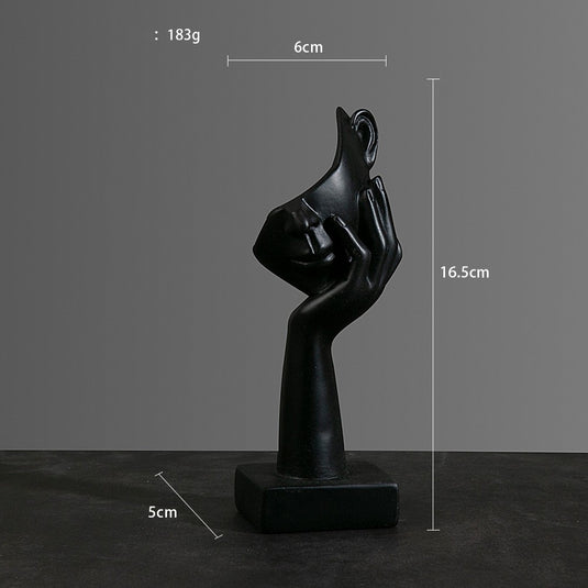 Sculpture abstraite simple, ornements artisanaux de Style européen