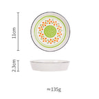 Creative New Bone China Disc Tableware