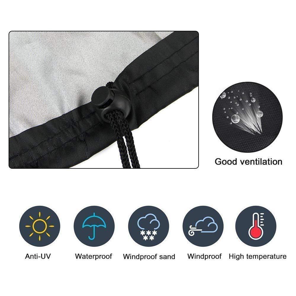 Housse de fauteuil inclinable étanche pour extérieur, housse anti-poussière pour mobilier de jardin