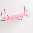 Wooden wall shelf