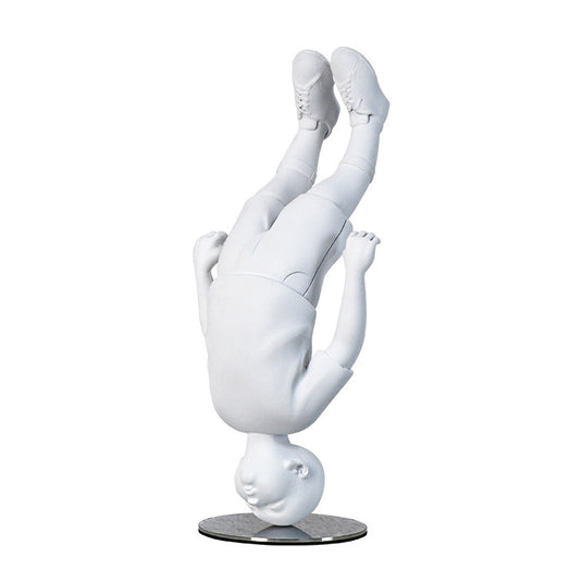 Ny moderne minimalistisk omvendt drengeprydningsskulptur