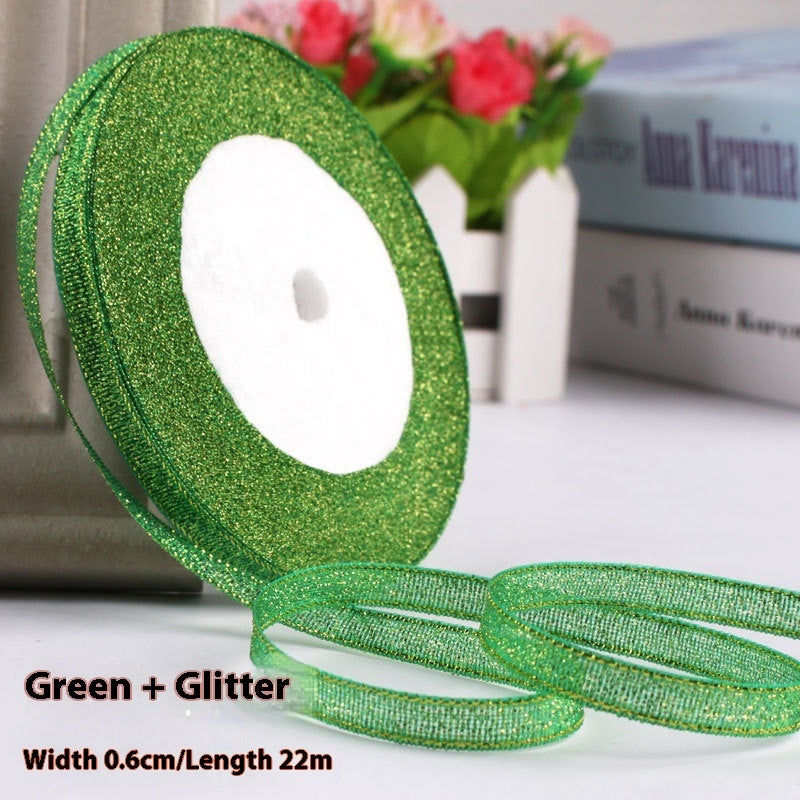 Colored Bands Gift Packaging Bow Ribbon