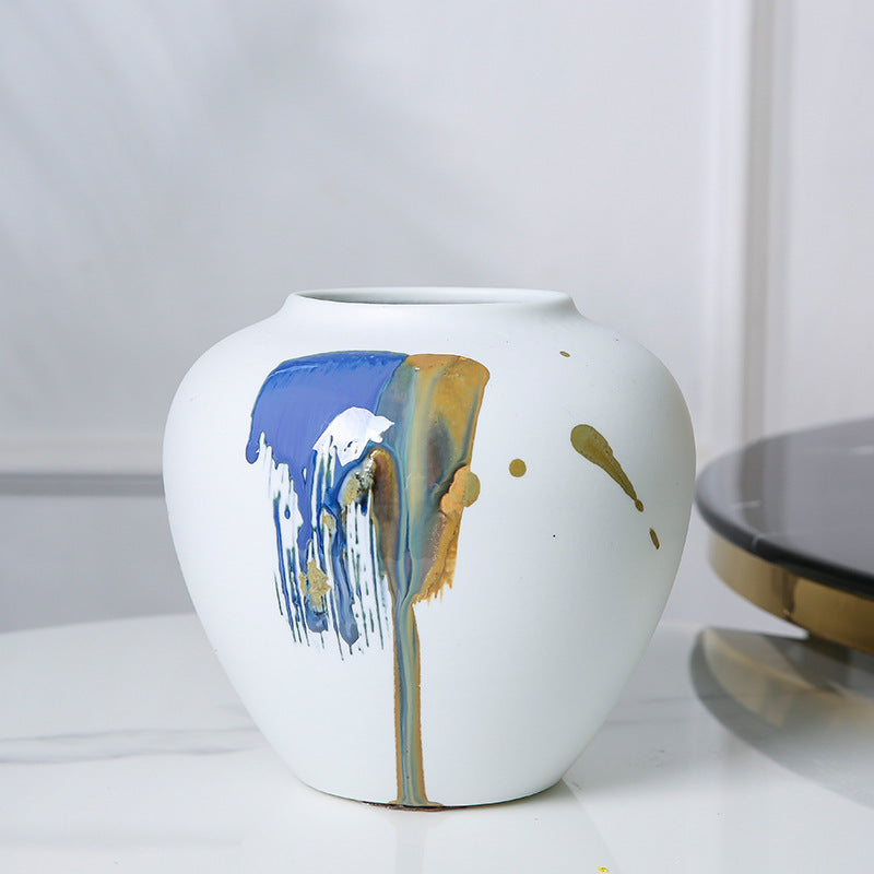 Vaso in ceramica satinata