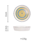 Creative New Bone China Disc Tableware