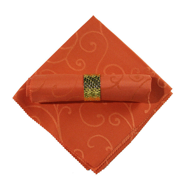 Square Folding Fabric Tablecloth Decorative Embroidery