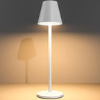 2 Pack LED CordlessTable Lamp,4000mAh Rechargeable Battery Desk lamp,3 Level Brightness Night Light,Minimalist Design, for Couple Dinner/Coffee Table/Restaurant/Bedroom(Black 2pack) - Grand Goldman