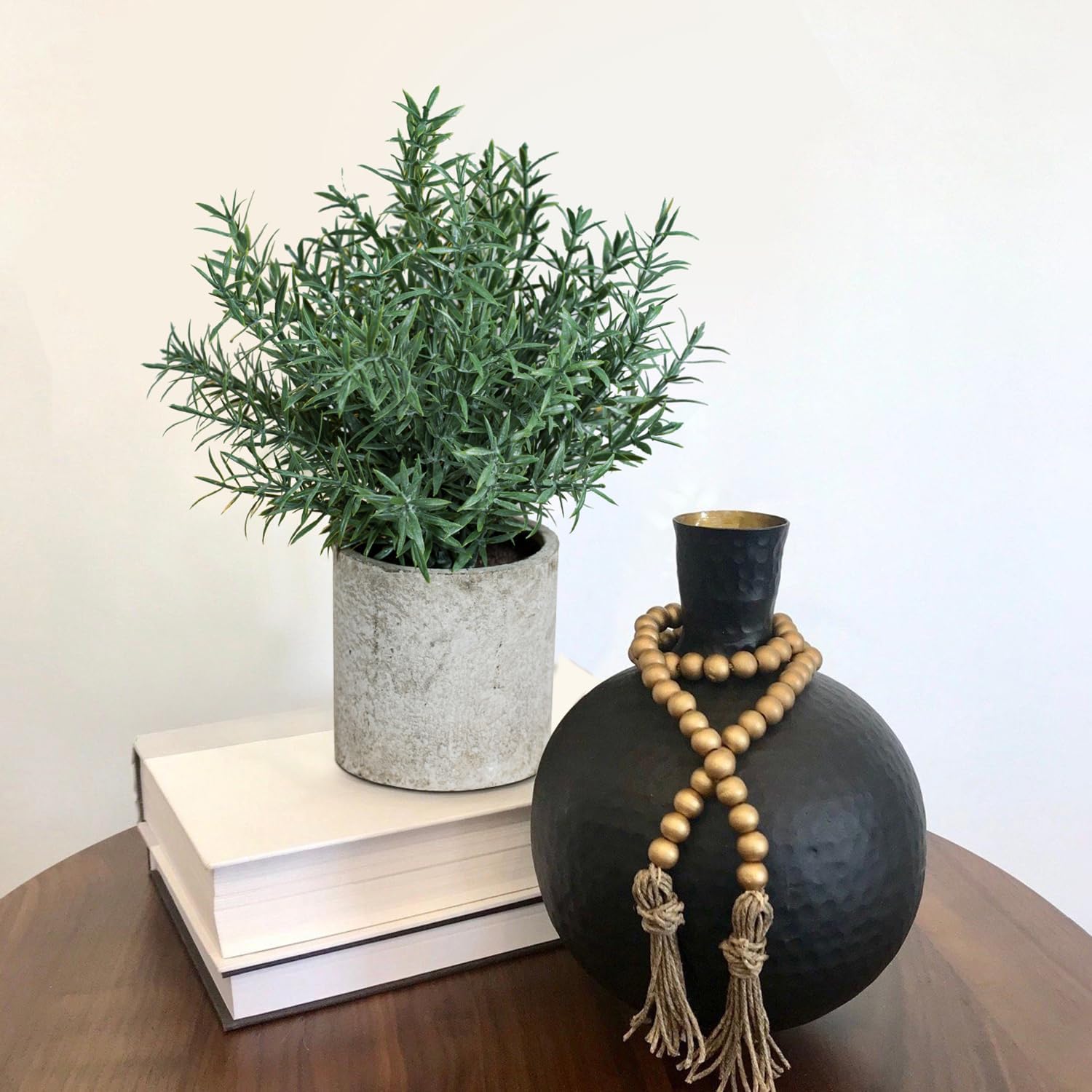 2 Pack Small Fake Plants Eucalyptus Potted Artificial Plants for Shelf Desk Home Bathroom Farmhouse Room Coffee Table Decor (Sage Green) - Grand Goldman