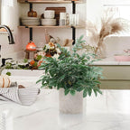 2 Pack Small Fake Plants Eucalyptus Potted Artificial Plants for Shelf Desk Home Bathroom Farmhouse Room Coffee Table Decor (Sage Green) - Grand Goldman