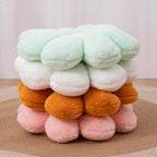 2 Pcs Flower Pillow, Pink White Daisy Flower Preppy Throw Pillows Set, Cute Girls Bedroom Preppy Room Decor Aesthetic Decorative Throw Pillows for Bed Sofa Chair Decor (Pink & White) - Grand Goldman