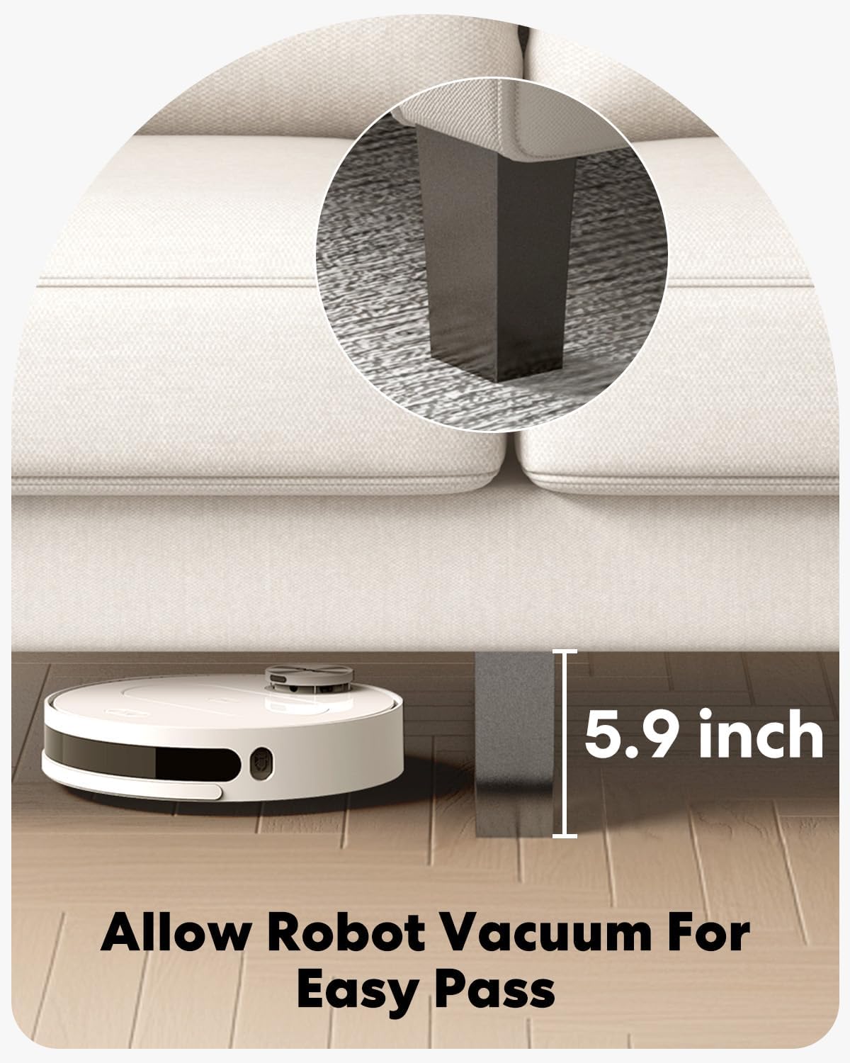 2 Piece Sectional Sofa Set-Comfy Upholstered Couch Set, Solid Wood Leg, Ultra Thick Cushion, Seats Storage, Including 3 Seater Sofa and Loveseat Sofa, Living Room, Apartment, Beige - Grand Goldman