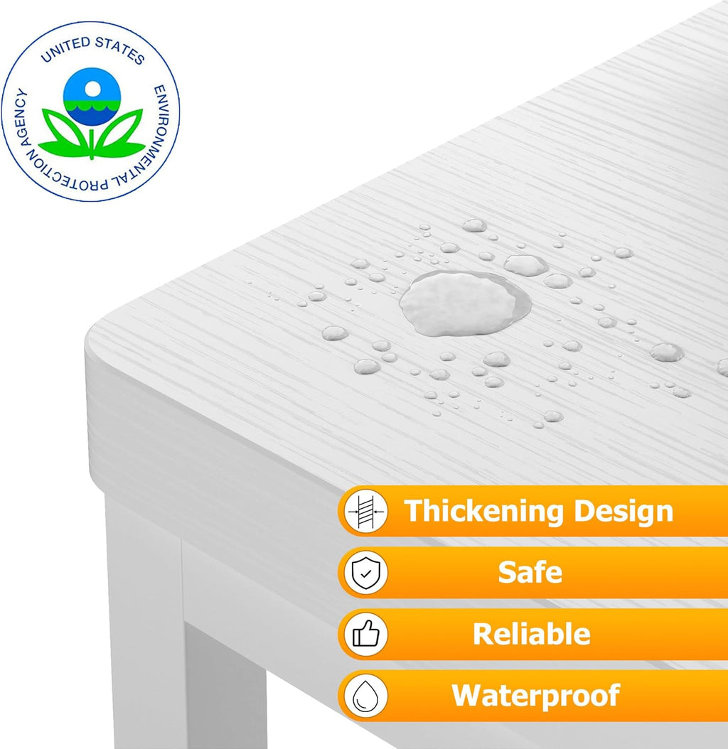 2 Step Wooden Step Stools for Adults Kids, Heavy Duty Stepping Stools Wooden Bed Step Stools for High Beds, Non-Slip 2 Bedside Foot Stool with 500 Lbs Capacity, Kitchen, Bed, RVS Step, Rustic Brown - Grand Goldman