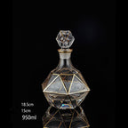 2 pieces of gold crystal whiskey glass - Grand Goldman