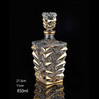 2 pieces of gold crystal whiskey glass - Grand Goldman