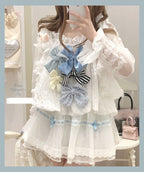 Lace Ribbon Lace Skirt
