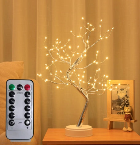 New Colored Light, Starry Sky LED, Copper Wire, Rice Tree Lamp - Grand Goldman