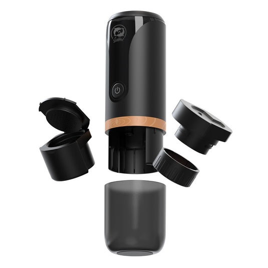 Multifunctional One-key Extraction Outdoor Portable Car Coffee Machine