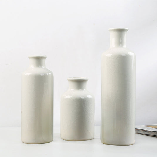 Vase en céramique européen simple pour la décoration de la maison