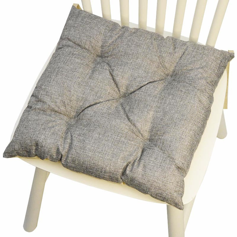 Multifarvet hør fem-cirkel stolpude stolpude