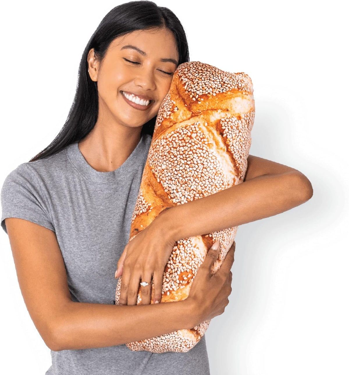 30" 3D Supreme Hot Dog Throw Pillow - Made with Super Soft & Ultra Premium Fabric - Cute, Comfortable, Plush, Stuffed Body Cushion for Home Decor - Best Funny Gift for Meat Lovers - Large - Grand Goldman