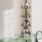 Installation-free Stable Storage Rack Punch-free Bathroom Bathroom Storage Rack
