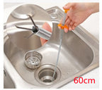 60CM Sewer Dredger Spring Pipe Dredging Tool Household Hair Cleaner Drain Clog Remover Cleaning Tools Household For Kitchen Sink Kitchen Gadgets - Grand Goldman