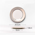 Nordic Light Luxury Household Bone China Plates And Tableware