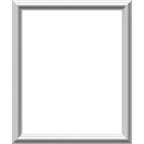Ekena Millwork PNL20X24AS-01-CASE-4 Ashford Molded Classic Wainscot Wall Panel, 20-in. W x 24-in. H, Factory Primed White, 2 Count