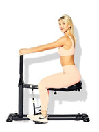 DB Method Squat-maskine, træningsudstyr til hjemmefitness, øvelser for ben og balder, lav-impact træning for underkroppen, træning for hele kroppen, nem opsætning, foldbar til opbevaring