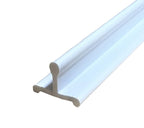 CBW DOORS KC-FLAT VINYL White Vinyl Sliding Door Track, 72 Inches - Pack of 1