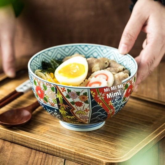 Classic High-grade Japanese Style Ceramic Bowl Large