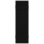 Ekena Millwork Lifetime Vinyl LJ4S14X04300BL Standard Four Board Joined, Board-n-Batten Vinyl Shutters, w/Installation Shutter-Lok's & Matching Screws (Per Pair), 14"W x 43"H, Black