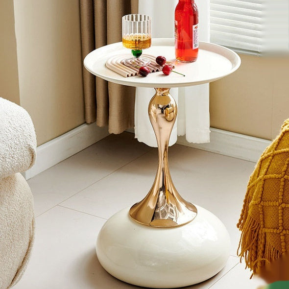 Iron Edge Small Apartment Coffee Table