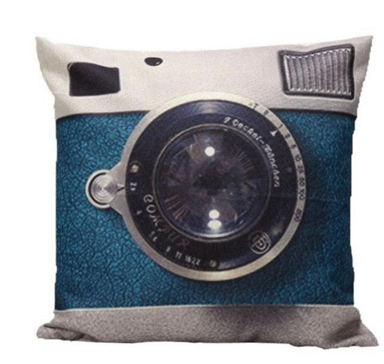 MUXUAN EBay Amazon Muxuan Aliexpress Explosion 3D Printing Camera Pillow Covers Super Soft Cushion Cover