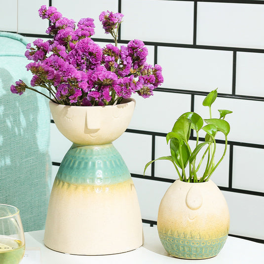 Vase en céramique créatif nordique, décoration européenne pour la maison, salon