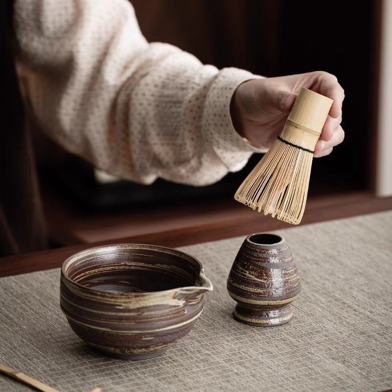Tea Whisk Brush Matcha Tool Point Tea Gift Box Suit