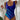 Women's One-piece Bikini Swimsuit With Printed Design