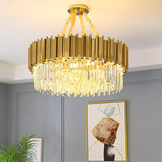 Lustre en cristal pour toute la maison, ensemble combiné pour salon