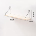 Wooden wall shelf