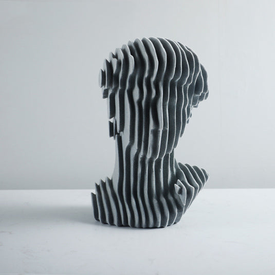 Ny moderne minimalistisk skulptur Ornamentharpiks
