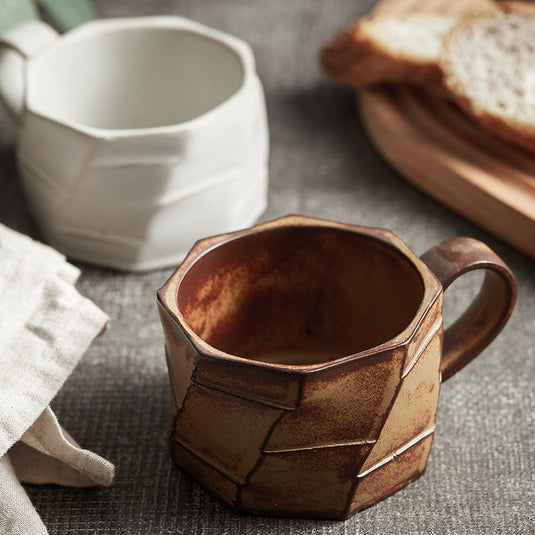 Japanese Style Handmade Vintage Ceramic Coffee Cup