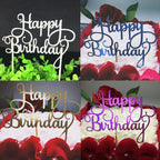 engelsk tillykke med fødselsdagen kage flag kage indsats