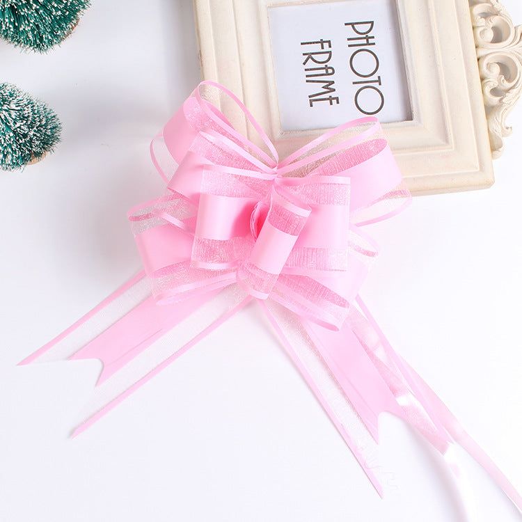Arrange garland decoration ribbons